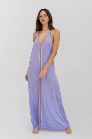 Pitusa Inca Sun Dress in Periwinkle