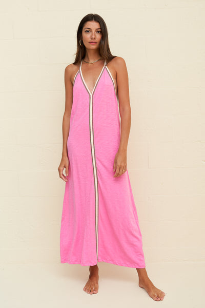 Pitusa Pima Sun Dress in Bubblegum Pink