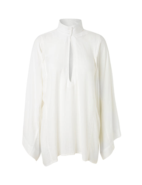 A'Journey London Leone Shirt in White at Supernomad