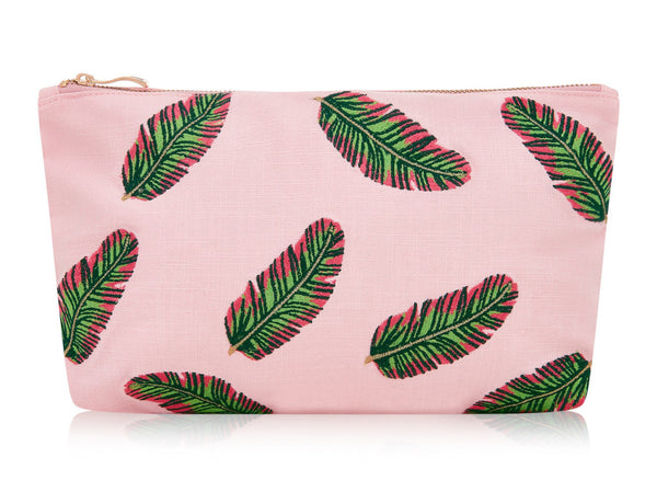 Elizabeth Scarlett Banana Leaf Pouch at Supernomad