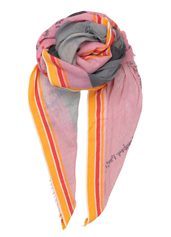 Becksondergaard Hong Kong Love Cotton/Wool Blend Scarf at Supernomad