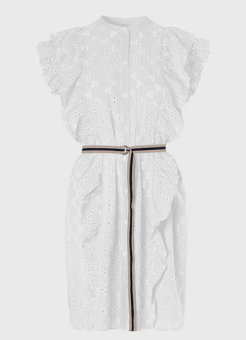Becksondergaard Anglaise Haley Dress in White at Supernomad