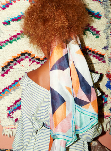 Becksondergaard Birch Scarf in Geranium Pink at Supernomad