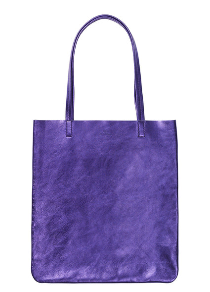 Becksondergaard Mellu Glitz Metallic Tote Bag in Blue Nights at Supernomad