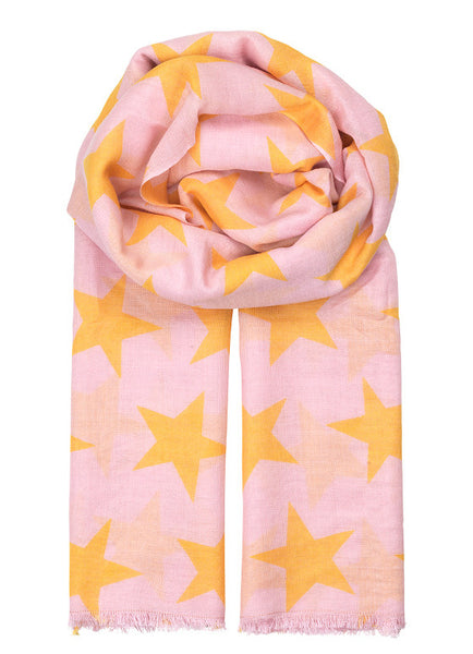 Becksondergaard Supersize Nova silk/wool blend Scarf in Primrose Yellow at Supernomad