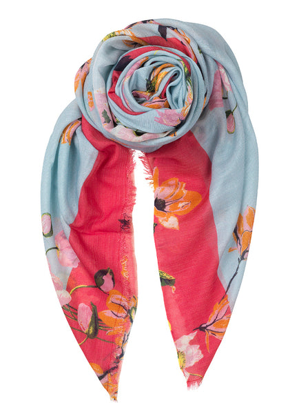 Becksondergaard Tate Wool/Silk Blend Scarf in Paradise Pink at Supernomad