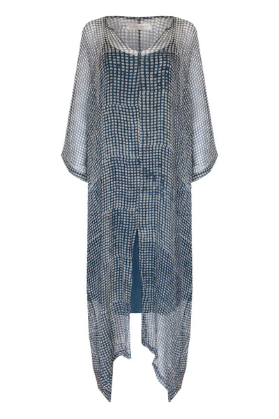 Cloe Cassandro Luna Maxi Dress in River Check at Supernomad