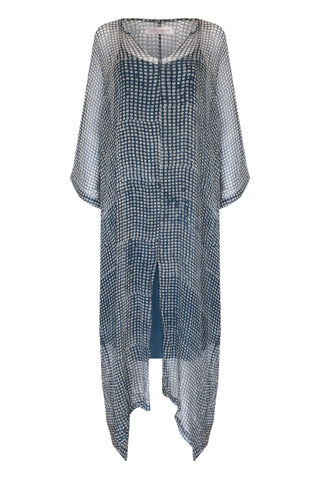 Cloe Cassandro Luna Maxi Dress in River Check at Supernomad