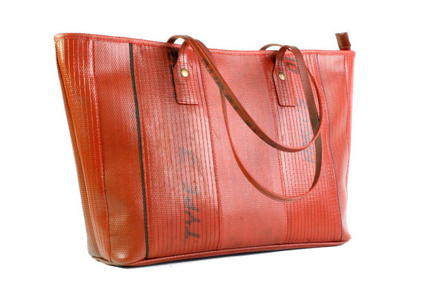 Elvis & Kresse Red Tote Bag at Supernomad