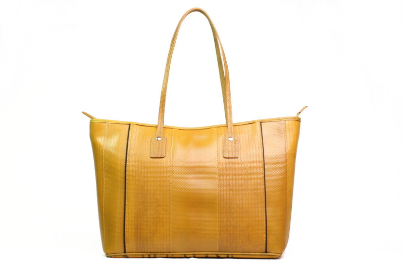 Yellow tote handbag on sale