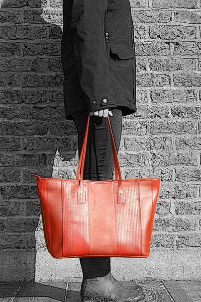 Elvis & Kresse Red Tote Bag at Supernomad