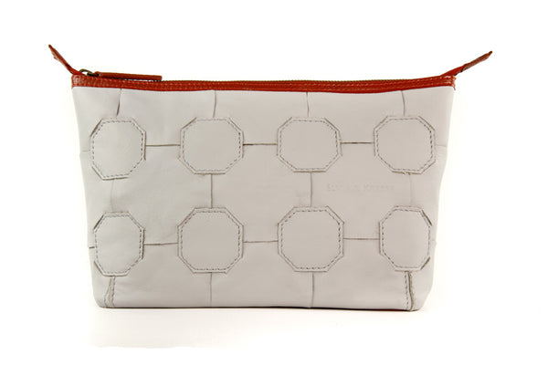 Elvis & Kresse Fire & Hide Cosmetics Case in Grey at Supernomad