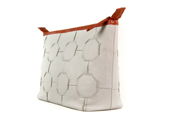 Elvis & Kresse Fire & Hide Cosmetics Case in Grey at Supernomad