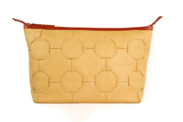 Elvis & Kresse Fire & Hide Cosmetics Case in Yellow at Supernomad