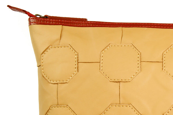 Elvis & Kresse Fire & Hide Cosmetics Case in Yellow at Supernomad