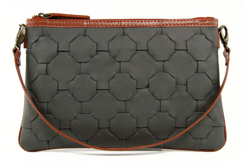 Charcoal clutch bag store