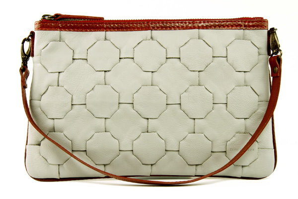 Elvis & Kresse Fire & Hide Clutch Bag in Grey at Supernomad
