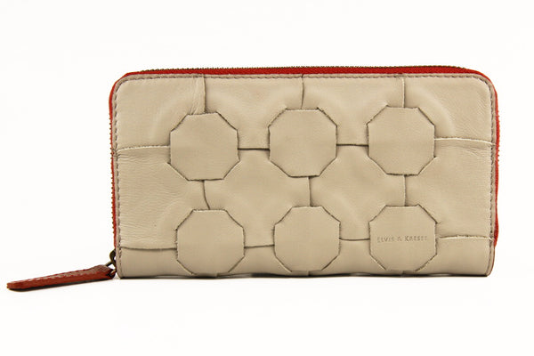 Elvis & Kresse Fire & Hide Zip Purse in Grey at Supernomad