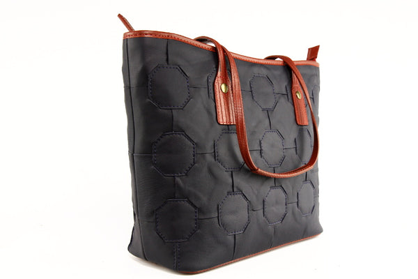 Elvis & Kresse Fire & Hide Tote Bag in Blue at Supernomad