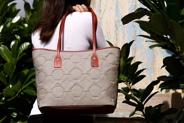 Elvis & Kresse Fire & Hide Tote Bag in Grey at Supernomad