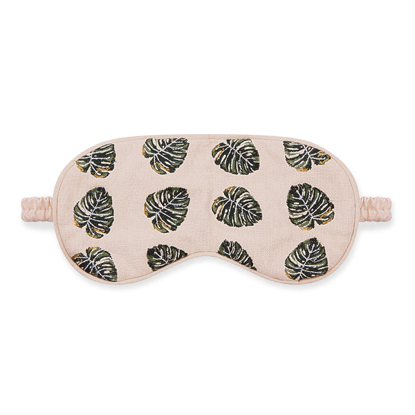 Elizabeth Scarlett Jungle Leaf Eye Mask at Supernomad