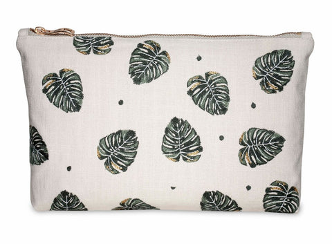 Elizabeth Scarlett Jungle Leaf Pouch at Supernomad