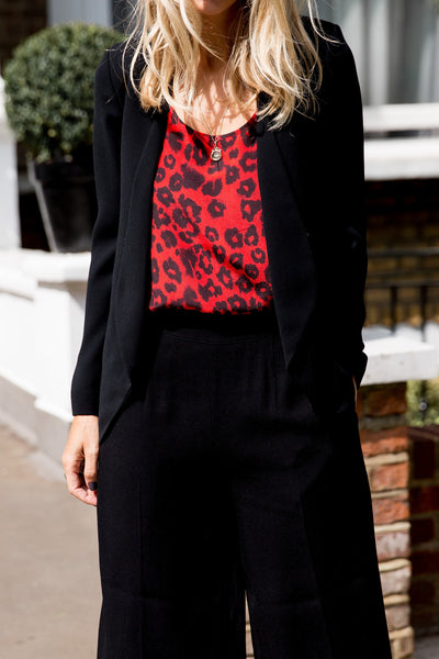 Lily and Lionel Silk Tank Top in Isla Red