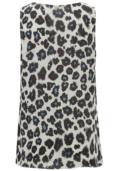 Lily and Lionel Silk Tank Top in Isla Sky