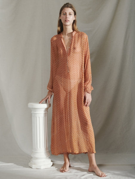 Cloe Cassandro Andrea Maxi Dress in Butterscotch Lennon at Supernomad