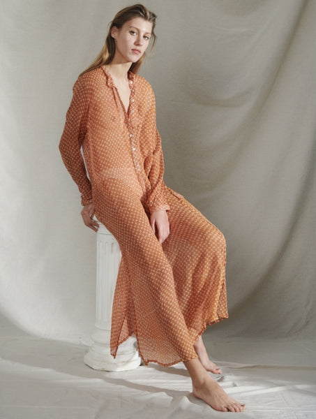 Cloe Cassandro Andrea Maxi Dress in Butterscotch Lennon at Supernomad