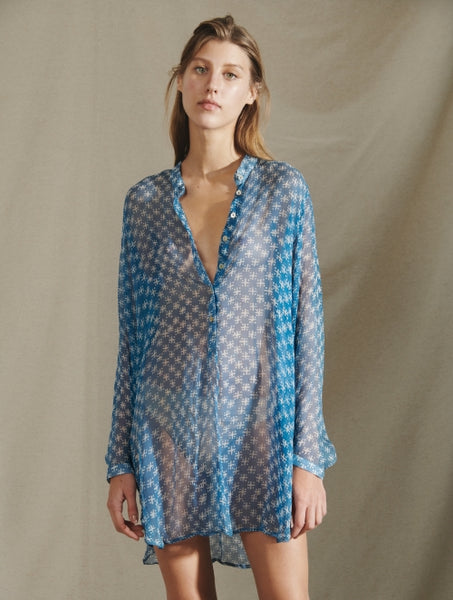 Cloe Cassandro Andrea Tunic in Blue Sail Hendrix at Supernomad