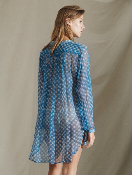 Cloe Cassandro Andrea Tunic in Blue Sail Hendrix at Supernomad