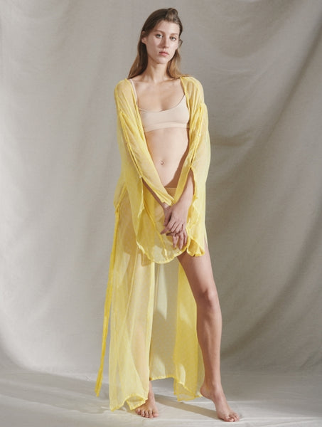 Cloe Cassandro Fifi Dress in Lemon Joplin at Supernomad