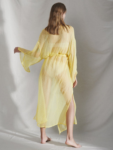 Cloe Cassandro Fifi Dress in Lemon Joplin at Supernomad