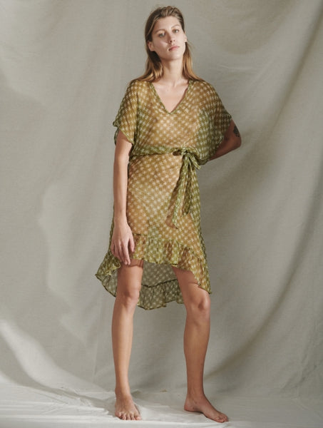 Cloe Cassandro Sasha Dress in Olive Hendrix at Supernomad