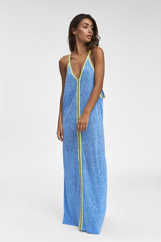 Pitusa Inca Sun Dress in Blue at Supernomad