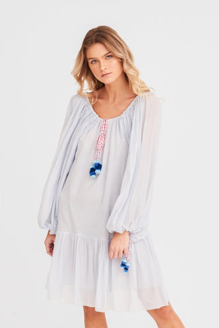 Products Pitusa Pea Short Dress in Arctic Ice at Supernomad