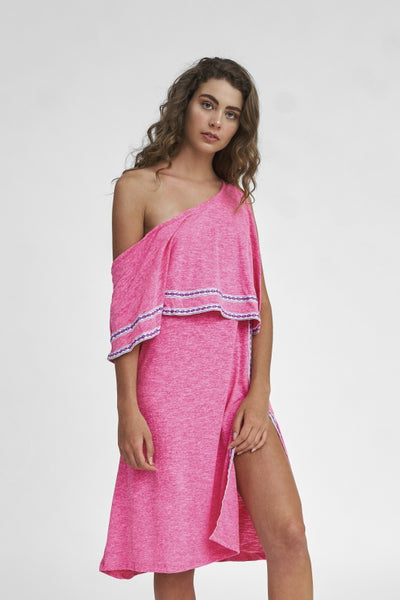 Pitusa Roman Dress in Strawberry at Supernomad