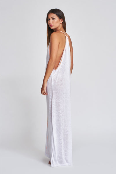 Pitusa Cheetah Sun Dress in White at Supernomad