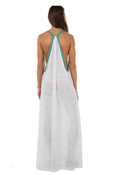 Pitusa Inca Sun Dress in White at Supernomad