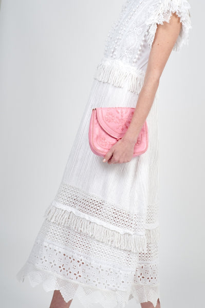 Place Nationale Anglet Tassel Maxi Dress in White at Supernomad