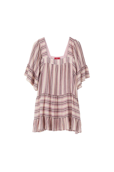 Tigerlily Tami Long Sleeve Mini Dress in Stripe at Supernomad