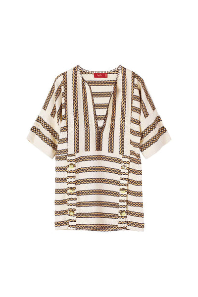 Tigerlily Oasis Smock Mini Dress in Stripe at Supernomad