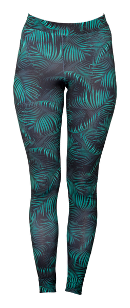 Under The Same Sun Yoga Leggings in Green Palm