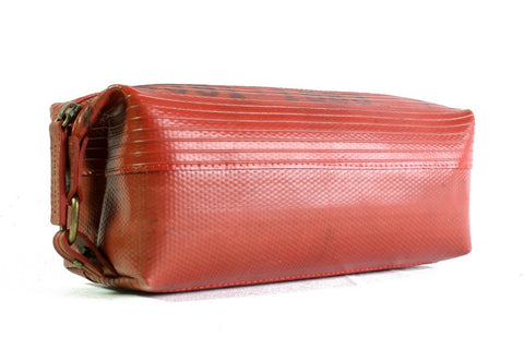 Luxury Elvis & Kresse Medium Wash Bag made from reclaimed London fire hose